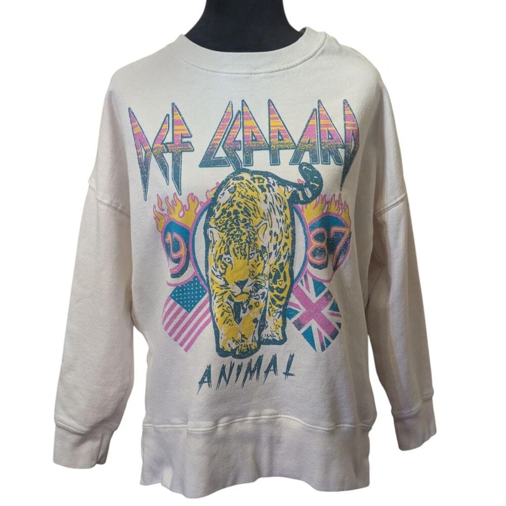 Def Leppard "Animal" Crewneck Sweatshirt, Size XS